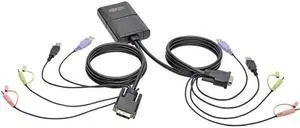 2PORT USB/DVI KVM SWITCH CABLE