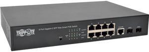 8 10/100/1000MBPS PORT GIGABIT L2 WEB-SMART MANAGED POE+ SWITCH, 2 DEDICATED GIG