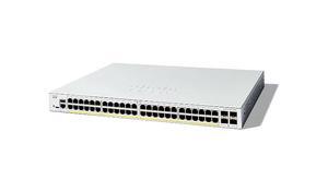 Cisco Catalyst C1300-48FP-4G Ethernet Switch, 48 Ports - Manageable - Gigabit Ethernet - 10/100/1000Base-T, 1000Base-X - 3 Layer Supported