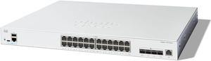 Cisco Catalyst 1300 C1300-24XT Layer 3 Switch, 20 Ports - Manageable - Gigabit Ethernet, 10 Gigabit Ethernet - 10GBase-T, 10GBase-X - 3 Layer Supported