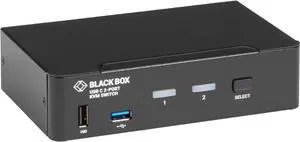Black Box USB-C 4K KVM Switch 2-Port