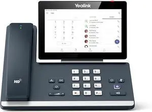 Yealink MP58-WH E2 VoIP Phone, Corded, Bluetooth Interface, Wi-Fi - Wall Mountable, Desktop, 7" LCD - 2 x Network (RJ-45)