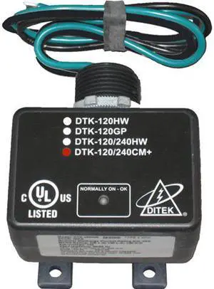 DITEK DTK-120/240CM+ 120/240V SINGLE PHASE ARRESTER WITH LED
