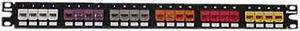 Panduit Mini-Com CPP24FMWBL 24-Port Modular Patch Panel