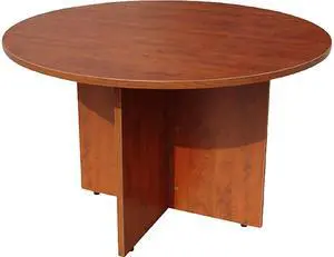 Boss Office Products 47" Round Table, Cherry (MFR#N123-C) Boss Office Products 47" Round Table, Cherry (MFR#N123-C)