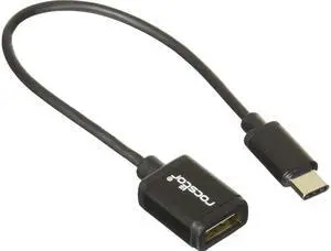ROCSTOR Y10C142-B1 6FT USB-C TO USB-A ADAPTER M/F