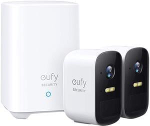 eufy Security by Anker, eufyCam 2C 2-Cam Kit, Wireless Home Security System with 180-Day Battery Life, 1080p HD, IP67, Night Vision, No Monthly Fee