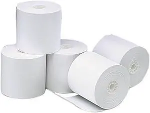 Universal UNV35764 Single-Ply Thermal Paper Rolls, 3 1/8" x 273 ft, White - 1 Carton (50 Rolls)