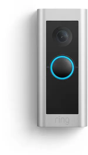 Ring Video Doorbell Plus Smart Wi-Fi - Wired - Satin Nickel(existing doorbell wiring required) B08M125RNW