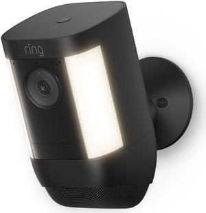 Ring Spotlight Cam Pro Outdoor Wireless 1080p Battery Surveillance Camera B09DRHPRT6 - Black