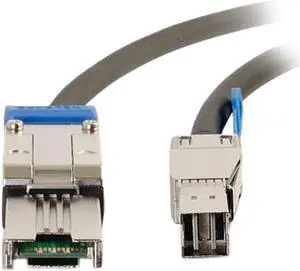 C2G (Cables To Go) - 54255 - C2G 1m Mini-SAS HD to Mini-SAS Cable - Mini-SAS HD for Hard Drive, Server, Workstation, Desktop Computer - 1.50 GB/s - 3.28 ft - 1 x SFF-8644 Mini-SAS HD - 1 x SFF-8088