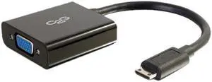 C2g Mini Hdmi To Vga Adapter - Mini Hdmi To Vga Converter - Male To Female