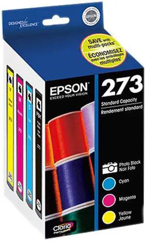 Epson 273 Ink Cartridge Multi-Pack Epson Claria Ink Cartridge - Color - Inkjet