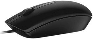 Dell MS116 - Mouse - optical - 3 buttons - wired - USB - black - for Inspiron 24 3459