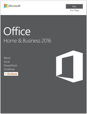 Microsoft Office Home and Business 2016 for Mac | Mac Key Card