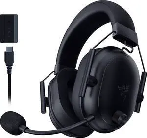 Razer BlackShark V2 HyperSpeed Wireless Gaming Headset: 280g Lightweight THX Spatial Audio,Bendable Mic, 50mm Drivers, 2.4GHz, Bluetooth or USB, for Mac, PlayStation, Switch & Mob Razer BlackShark V2 HyperSpeed Wireless Gaming Headset: 280g Lightweight THX Spatial Audio,Bendable Mic, 50mm Drivers, 2.4GHz, Bluetooth or USB, for Mac, PlayStation, Switch & Mob