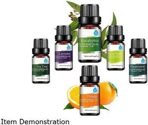 PURSONIC AO6 PURE ESSENTIALS AROMA OILS 6 PACK INCLUDES