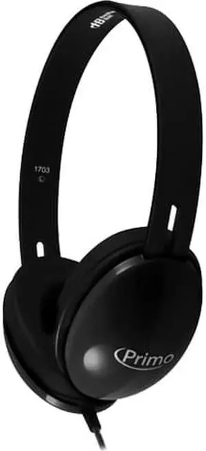 HamiltonBuhl PRM100B Primo Stereo Headphones - Black