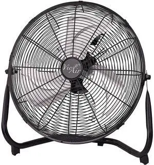 Vie Air 20" Industrial Tilting High Velocity 3 Speed Metal Floor Fan