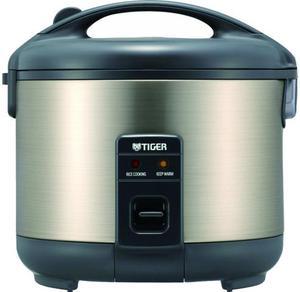 Tiger 10 Cups Rice Cooker and Warmer, Stainless Steel JNPS18U-RB