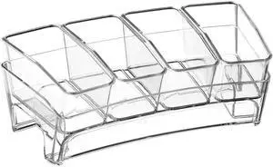 PRODYNE SB6 CONDIMENT BAR ON ICE SIMPLY FILL BOTTOM OF TRAY