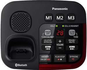 Panasonic - KX-TGM430B - Panasonic Link2Cell KX-TGM430B Bluetooth/DECT 6.0 1.90 GHz Cordless Phone - Silver - Cordless -