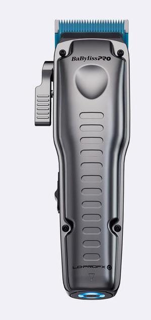 BaBylissPRO® FXONE™ Lo-ProFX High Performance Low-Profile Clipper (Silver), Professional Cordless Clippers for Men with Interchangeable Battery, FX829