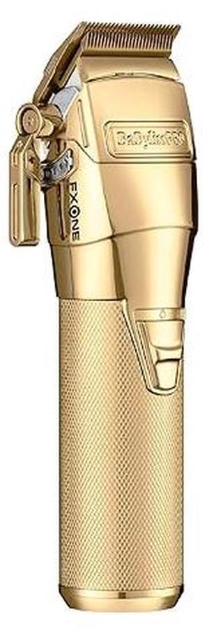 BaBylissPRO FXON GOLDFX Clipper, Professional Cordless Clipper For Men, USB-C with Interchangeable Battery,  FX899G