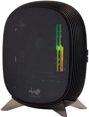 IN WIN B1 IW-CS-B1BLK-PS200W Black Tempered Glass, ABS Mini-ITX Computer Case InWin 200W PSU Included, AC Input: 100 - 240V / 80 PLUS Gold Power Supply