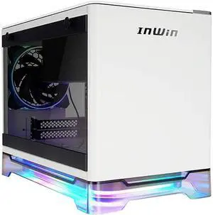 IN WIN A1 PRIME-WHITE White SECC / Tempered Glass / Aluminum / Plexiglass Mini-ITX Tower Computer Case