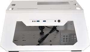 LIAN LI PC-T70W White Aluminum / Steel Test Bench Computer Case