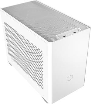 Cooler Master Cooler Master NR200 White SFF Small Form Factor Mini-ITX Case with Vented Panel, Triple-slot GPU, Tool-Free and 360 Degree Accessibility