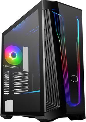 Cooler Master MasterBox 540 ARGB ATX Gaming Mid-Tower ARGB Ether Front Panel, Removable Top Panel, Tempered Glass, Front DarkMirror Panel with Mesh Side Intakes