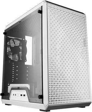 Cooler Master MasterBox Q300L White MicroATX Tower Magnetic Design Dust Filter Transparent Acrylic Side Panel Adjustable IO  Fully Ventilated Airflow MCBQ300LWANNS00