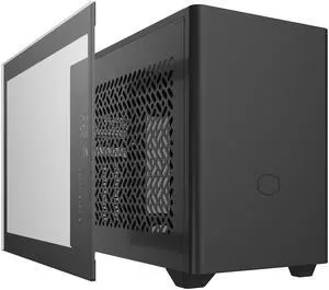 Cooler Master NR200P V2 Mini-ITX PC Case Ready, SFX Fit PSU Ready to Install, 280mm AIO Support, 357mm Vertical GPU Mount, Designed Ready Nvidia RTX 5090 | AMD RX 9070 XT, Tempered Glass, DIY