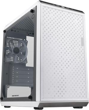 Cooler Master Q300L V2 White Micro-ATX Tower, Magnetic Patterned Dust Filter, USB 3.2 Gen 2x2 (20GB), Tempered Glass, CPU Coolers Max 159mm, GPU Max 360mm, Fully Ventilated Airflow (Q300LV2-WGNN-S00)
