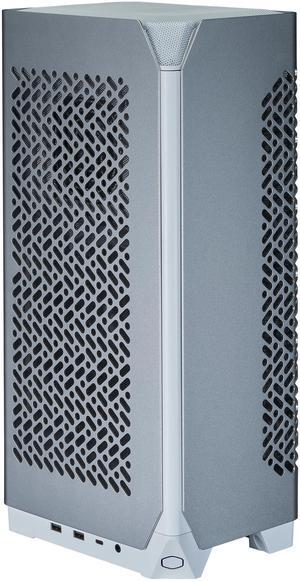 Cooler Master NCORE 100 Air White ITX  Small Form Tower Case, 3 Slot GPU, Horizontal Mount GPU, GPUs up to 356mm, Compatible RX 7900 XTX|RTX 4090| 4080 Super, Anodized Aluminum, USB Type C