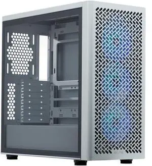 Cooler Master Elite 502 ATX High Airflow Minimalist PC Case, 410mm GPU Max, Compatible RTX 5090|RX 7090 XT, 360mm AIO Max, Type C, Tempered Glass, Triple 120mm aRGB PWM Fan, Intakes Grill