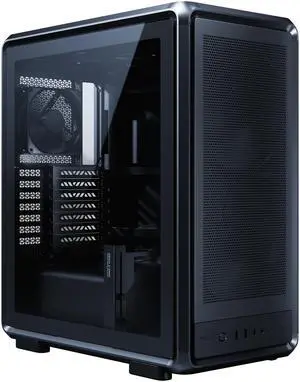 Cooler Master MasterFrame 500 Mesh Black FreeForm 2.0 Modular Platform Open-Air ATX Mid-Tower Case, Aluminum Frame, Dual 200mm Fans, 390mm GPU Max, 360mm AIO Max, Type C, Tempered Glass