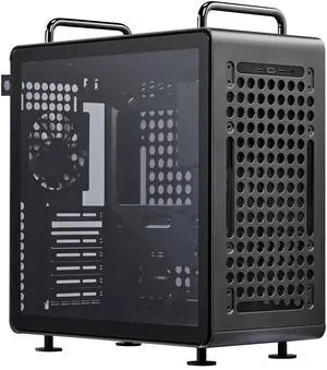 Cooler Master QUBE 540 High-Airflow ATX Mid-Tower Case, 415mm GPU Clearance Max, Designed Ready RTX 5090|RX 9070 XT, Tempered Glass, Modular & Customizable Design, Reversible I/O Panel - Stardust Iron