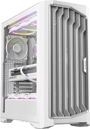 Antec Performance 1 FT White, RTX 40 Series GPU Support, Temp. Display, 4 x Storm T3 PWM Fans, Type-C Ready, Dual Tempered Glass Side Panels, Mesh Front Panel, Full-Tower E-ATX PC Case