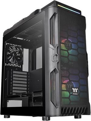 Thermaltake Level 20 RS Motherboard Sync ARGB ATX Mid Tower Gaming Computer Case with 2 200mm ARGB 5V Motherboard Sync RGB Fans + 140mm Black Rear Fan Pre-Installed CA-1P8-00M1WN-00