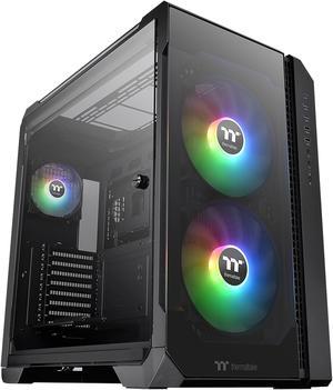 Thermaltake View 51 Motherboard Sync ARGB E-ATX Full Tower Gaming Computer Case with 2 x 200mm ARGB 5V Motherboard Sync RGB Fans + 140mm Black Rear Fan Pre-Installed, CA-1Q6-00M1WN-00