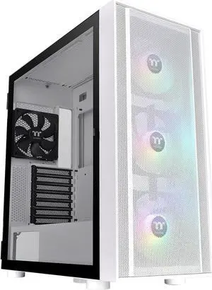 Thermaltake H570 TG CA-1T9-00M6WN-00 White SPCC / Tempered Glass ATX Mid Tower Computer Case
