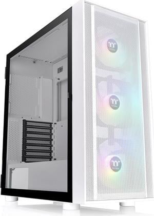 Thermaltake H570 TG Snow Edition ATX Mid Tower ARGB Tempered Glass Computer Case Chassis with Mesh Front Panel CA-1T9-00M6WN-01