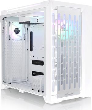Thermaltake CTE C750 TG ARGB Snow E-ATX Full Tower with Centralized Thermal Efficiency Design; 3x140mm White CT140 ARGB Fans Pre-Installed; Tempered Glass Front & Side Panel; CA-1X6-00F6WN-01