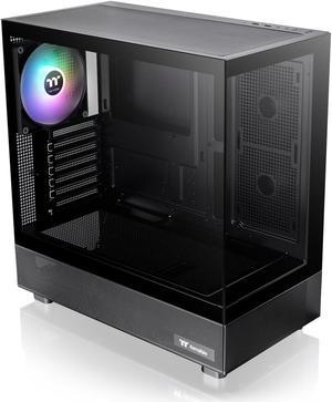 Thermaltake View 270 TG ARGB Black Mid Tower E-ATX Case Support; Preinstalled 1 x CT140 ARGB Fans; 360MM Radiator Support with Temper Glass on Front and Side ; CA-1Y7-00M1WN-00; 3 Year Warranty