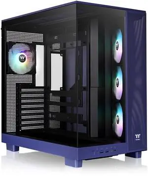 Thermaltake View 380 XL TG ARGB; 4x120mm ARGB Lite Fans Included; 360mm Radiator Support; 420mm GPU Clearance; Hidden Connector Support; Dual Chamber; Future Dusk; CA-11E-00MNWN-00