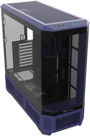 Thermaltake View 600 TG; Full Tower; 420mm Radiator Support; 480mm GPU Clearance; Hidden Connector Support; Rotatable PCIe Slots; 220mm PSU Clearance; Future Dusk; CA-11H-00FNWN-00