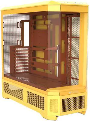 Thermaltake View 600 TG; Full Tower; 420mm Radiator Support; 480mm GPU Clearance; Hidden Connector Support; Rotatable PCIe Slots; 220mm PSU Clearance; Butter Caramel; CA-11H-00FMWN-00